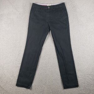 Perk Pants Mens 31x30 Dark Gray Feel Good Slim Fit Stretch 5 Pocket Twill Chino